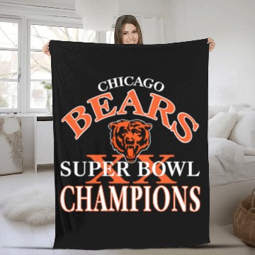 Discover Vintage 1985 Chicago Bears Fleece Blankets