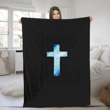Discover Jesus Freak Christian Cross Design Fleece Blankets