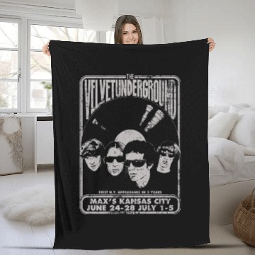 Discover Velvet Underground Velvet Vinyl Fleece Blankets