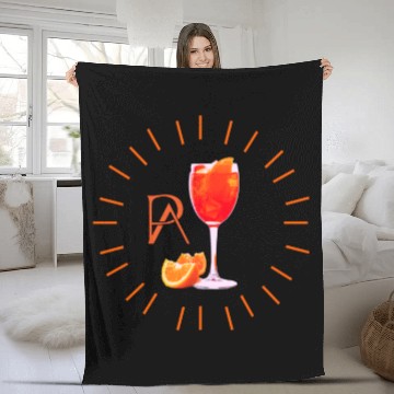 Discover Aperol Spritz Rezept - Aperol Spritz Recipe Fleece Blankets