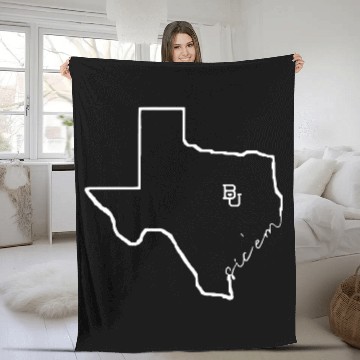 Discover Baylor Bears, Baylor University, Sic'em Fleece Blankets, Waco Texas Fleece Blankets, Baylor Student