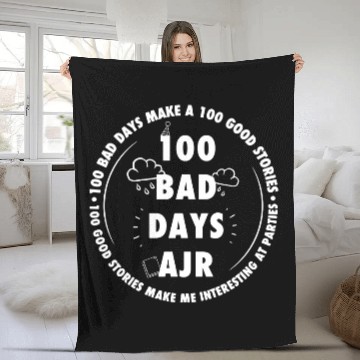 Discover 100 Bad Days - Ajr - Fleece Blankets