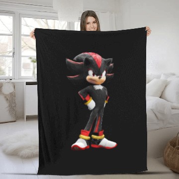 Discover Sonic 2 Shadow The Hedgehog Movie Fleece Blankets