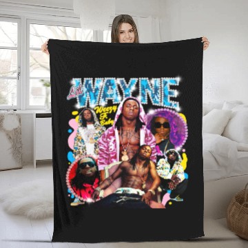Discover Lil Wayne Unisex Fleece Blankets