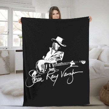 Discover Stevie Ray Vaughan   Logo Gift for Fans Fleece Blankets