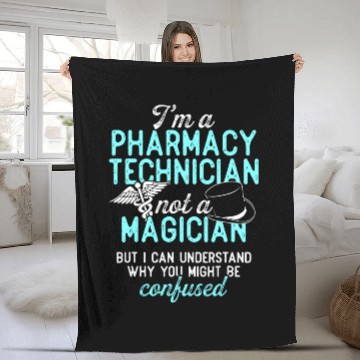Discover Pharmacy Technician Fleece Blankets
