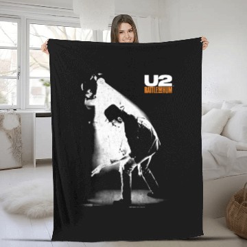 Discover Vintage U2 Rattle And Hum Tour Fleece Blankets