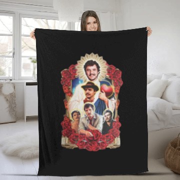 Discover Saint Pedro Pascal Fleece Blankets
