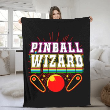 Discover Pinball Wizard Fleece Blankets