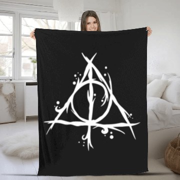 Discover Deathly Hallows Fleece Blankets
