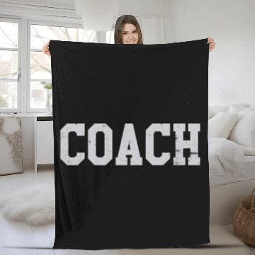 Discover Coach Sports Fleece Blankets