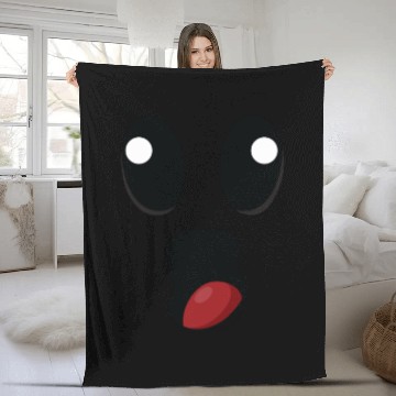 Discover Ghost Face Halloween Fleece Blankets