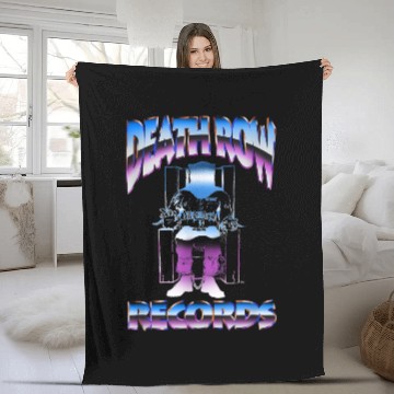 Discover Death Row Records Fleece Blankets