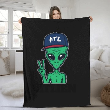 Discover Atlanta Atlien ATL Gift Fleece Blankets