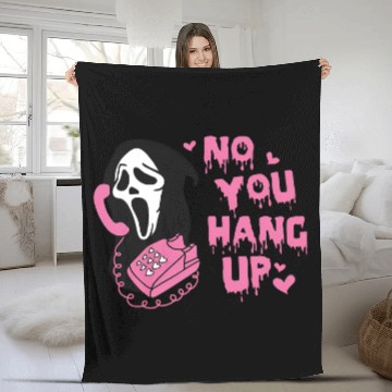 Discover No You Hang Up Fleece Blankets, Ghostface Valentine Fleece Blankets