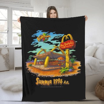 Discover Vintage 1990s McDonalds Flintstones Promo Fleece Blankets