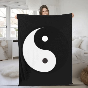 Discover Ying Yang Fleece Blankets