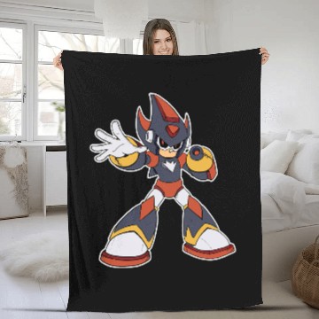 Discover SHADOW MAN - Mega Man - Fleece Blankets