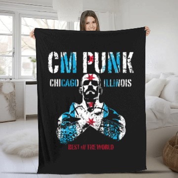 Discover cm punk - Cm Punk - Fleece Blankets
