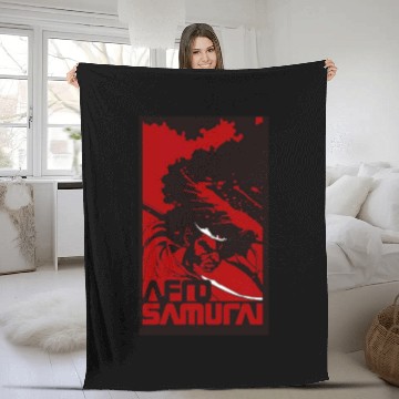 Discover afro samurai Fleece Blankets