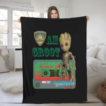 Discover I AM GROOT Fleece Blankets