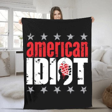 Discover American Idiot Fleece Blankets