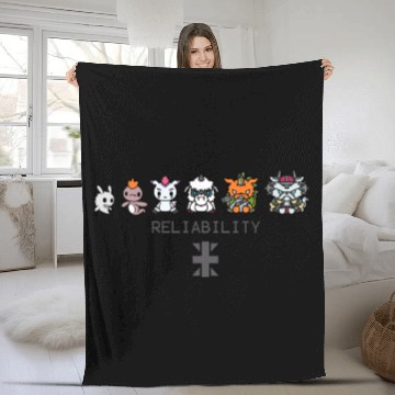 Discover RELIABILITY - Digimon - Fleece Blankets