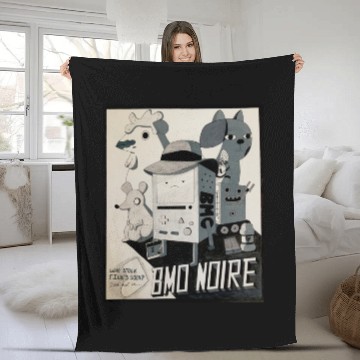 Discover BMO Noire Adventure Time Fleece Blankets