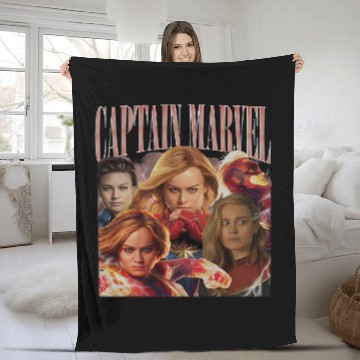 Discover Captain Marvel Fleece Blankets |