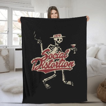 Discover Punk rock band social distortion # 1 Fleece Blankets