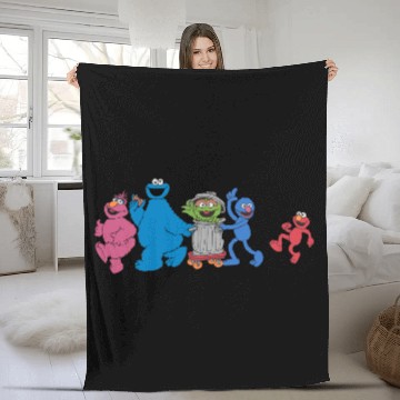 Discover 90s Sesame Street Fleece Blankets