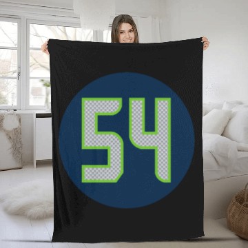Discover Bobby Wagner Number 54 Jersey Seattle Seahawks Inspired  Fleece Blankets