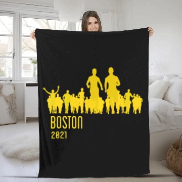 Discover 2021 Boston Runners Fleece Blankets