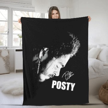 Discover vintage Post Malone 2022 Fleece Blankets, Post Malone Twelve Carat Tour 2022
