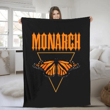 Discover Monarch Butterfly butterflies Fleece Blankets