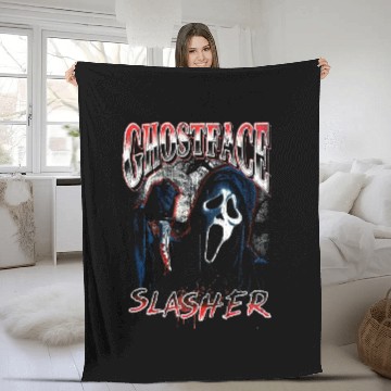 Discover Ghostface Slasher Scream halloween Fleece Blankets