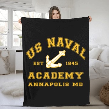 Discover Us Naval Academy Gift Fleece Blankets Fleece Blankets