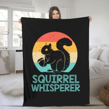 Discover Squirrel Whisperer Fleece Blankets