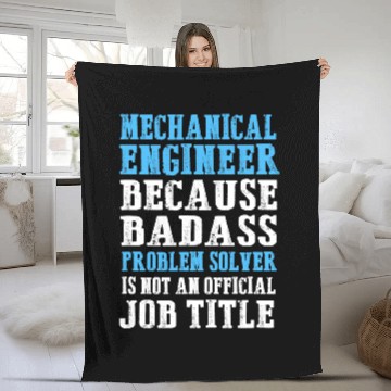 Discover Mechanical Engineer Engineering Fleece Blankets