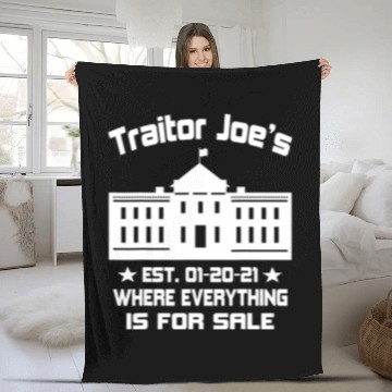 Discover Traitor Joe's Funny Republican Political Fleece Blankets