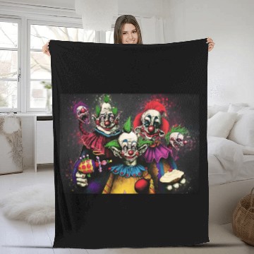 Discover Killer Klowns From Outer Space Fleece Blankets