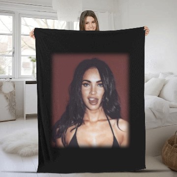 Discover Megan Fox Fleece Blankets