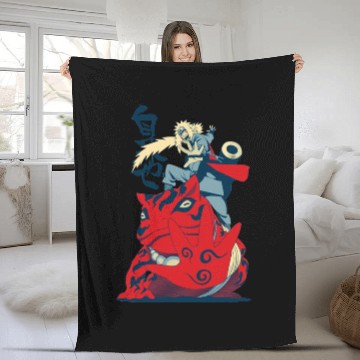 Discover Jiraiya Fleece Blankets, Jiraiya Gamabunta Fleece Blankets