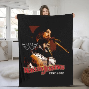 Discover Waylon Jennings tribute - Waylon Jennings - Fleece Blankets