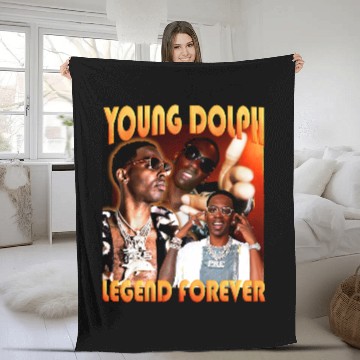 Discover RIP Young Dolph Fleece Blankets, Young Dolph Fleece Blankets