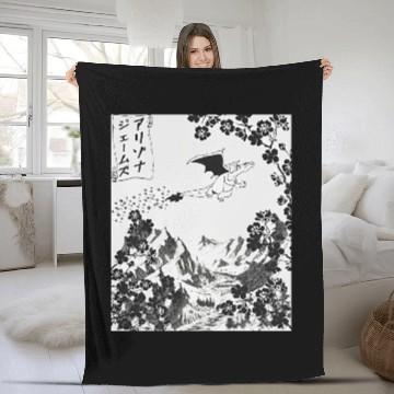 Discover Flying Charizard Fleece Blankets