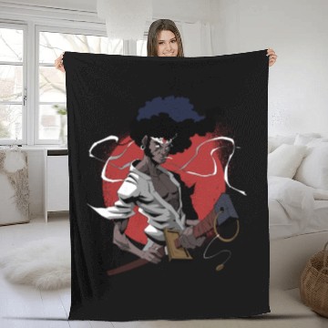 Discover Afro - Samurai - Fleece Blankets