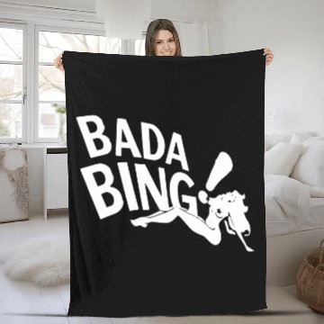 Discover Bada Bing Fleece Blankets