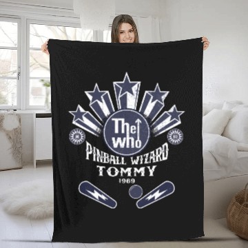 Discover The Who Tommy Pinball Wizard Pete Townshend Fleece Blankets