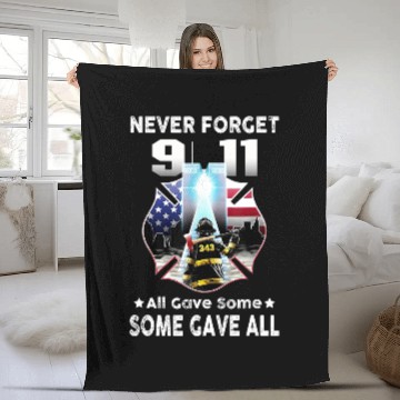 Discover Never Forget 9-11-2001 20th Anniversary Fleece Blankets